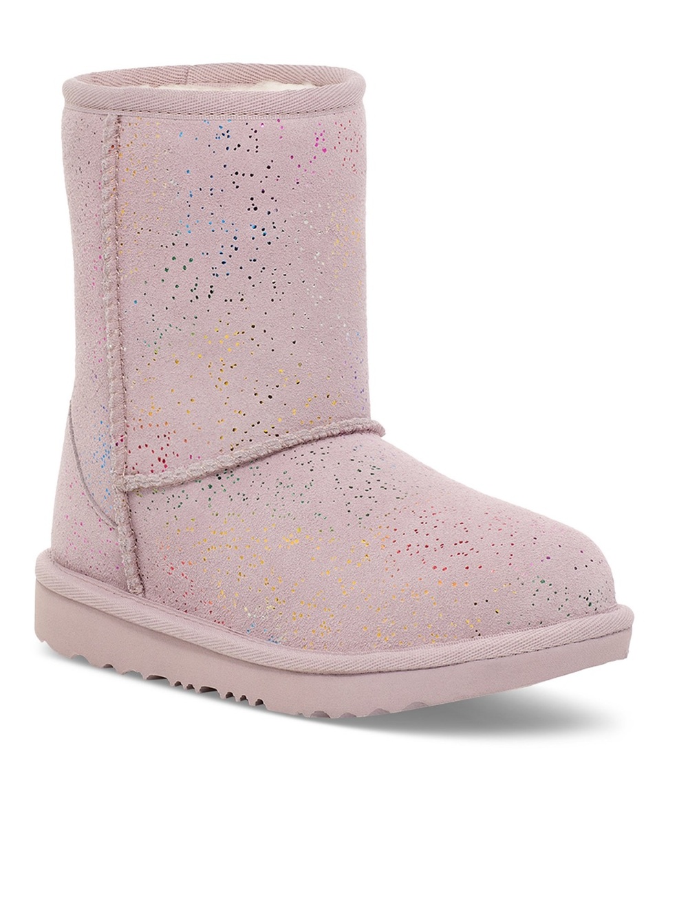 UGG Kids Classic II Shimmer Sky Booties, SIZE 1 YOUTH